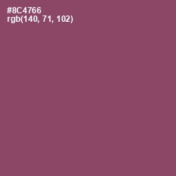 #8C4766 - Cannon Pink Color Image