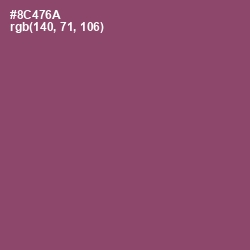 #8C476A - Cannon Pink Color Image