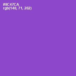 #8C47CA - Amethyst Color Image