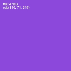 #8C47DB - Amethyst Color Image