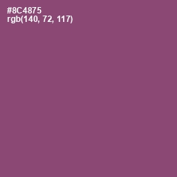 #8C4875 - Cannon Pink Color Image