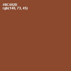 #8C492D - Mule Fawn Color Image
