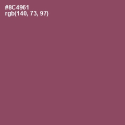 #8C4961 - Cannon Pink Color Image