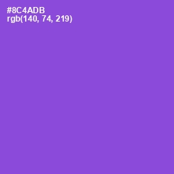 #8C4ADB - Amethyst Color Image