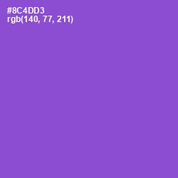 #8C4DD3 - Amethyst Color Image