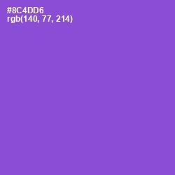 #8C4DD6 - Amethyst Color Image