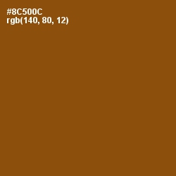 #8C500C - Rusty Nail Color Image