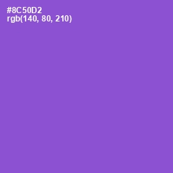 #8C50D2 - Amethyst Color Image