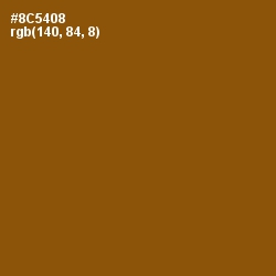 #8C5408 - Rusty Nail Color Image