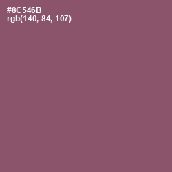 #8C546B - Cannon Pink Color Image