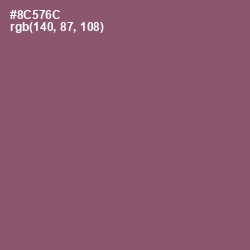 #8C576C - Cannon Pink Color Image