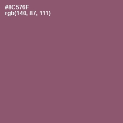 #8C576F - Cannon Pink Color Image