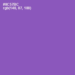#8C57BC - Wisteria Color Image
