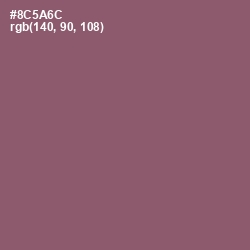 #8C5A6C - Cannon Pink Color Image