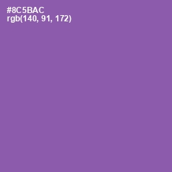 #8C5BAC - Trendy Pink Color Image