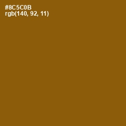 #8C5C0B - Rusty Nail Color Image