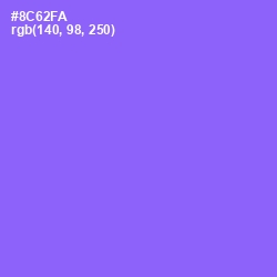 #8C62FA - Medium Purple Color Image