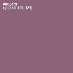 #8C6479 - Opium Color Image