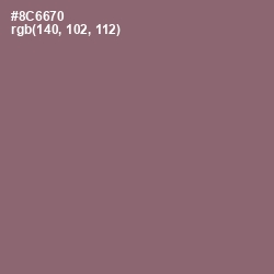 #8C6670 - Opium Color Image