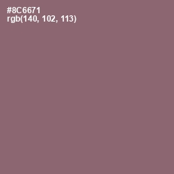 #8C6671 - Opium Color Image