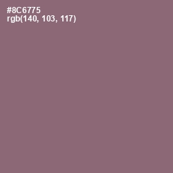 #8C6775 - Opium Color Image