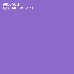 #8C6ACB - Amethyst Color Image