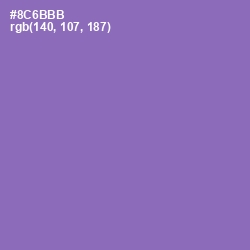 #8C6BBB - Wisteria Color Image