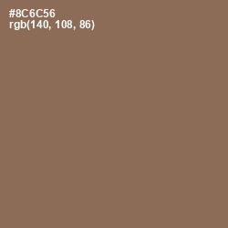 #8C6C56 - Beaver Color Image