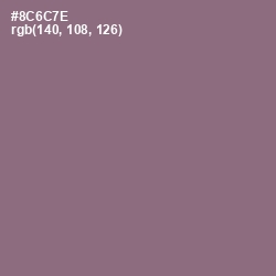 #8C6C7E - Opium Color Image