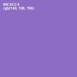 #8C6CC4 - Amethyst Color Image