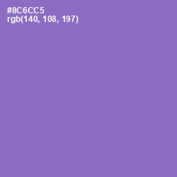 #8C6CC5 - Amethyst Color Image