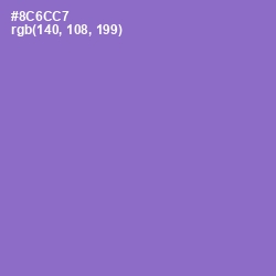 #8C6CC7 - Amethyst Color Image