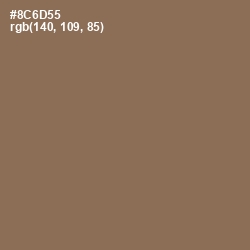 #8C6D55 - Beaver Color Image