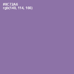 #8C72A6 - Wisteria Color Image