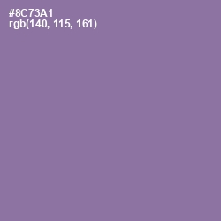 #8C73A1 - Wisteria Color Image