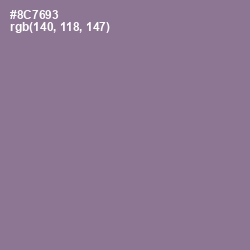 #8C7693 - Mountbatten Pink Color Image