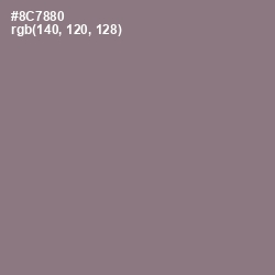 #8C7880 - Mountbatten Pink Color Image