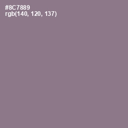 #8C7889 - Mountbatten Pink Color Image