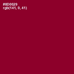 #8D0029 - Paprika Color Image