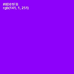 #8D01FB - Electric Violet Color Image