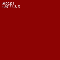 #8D0203 - Red Berry Color Image