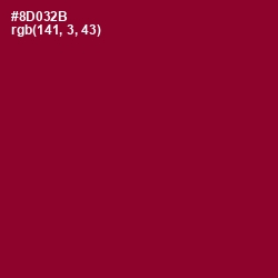 #8D032B - Paprika Color Image