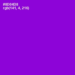 #8D04D8 - Electric Violet Color Image