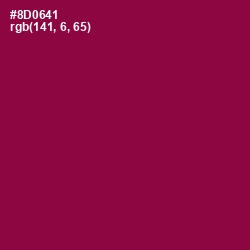 #8D0641 - Rose Bud Cherry Color Image