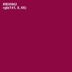 #8D0842 - Rose Bud Cherry Color Image