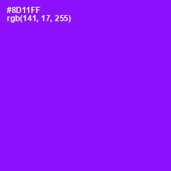#8D11FF - Electric Violet Color Image