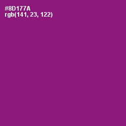 #8D177A - Fresh Eggplant Color Image