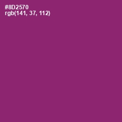 #8D2570 - Plum Color Image