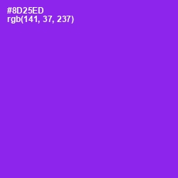 #8D25ED - Electric Violet Color Image