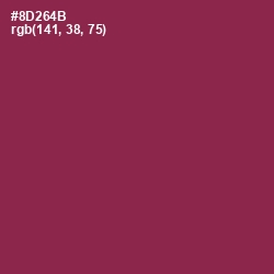 #8D264B - Camelot Color Image